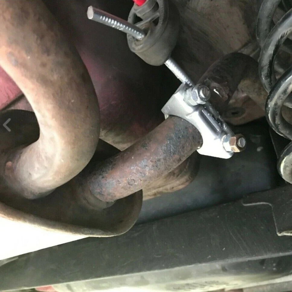 Auto-Auspuffklemme hinten, passend für Toyota Aygo Citroen C1 Peugeot 107, Auto-Motorschalldämpfer, Teile, Automobilteile, Autozubehör