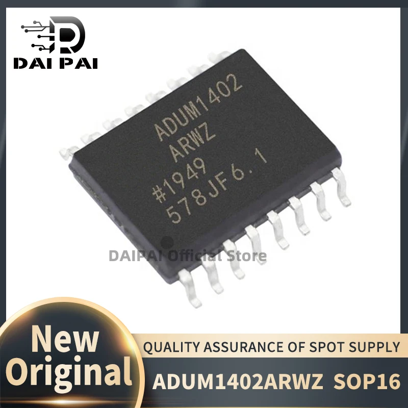 (10Pcs-20Pcs/Lot) 100% New original ADUM1402 ADUM1402ARW ADUM1402ARWZ SOP-16 Digital Isolator Chip