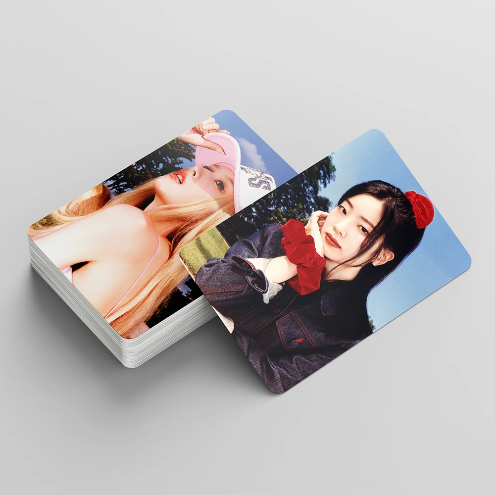 55 pçs/set TWICE Photocard Novo Álbum The Feels Alta qualidade HD Photo LOMO Card Imagens Fãs Presente