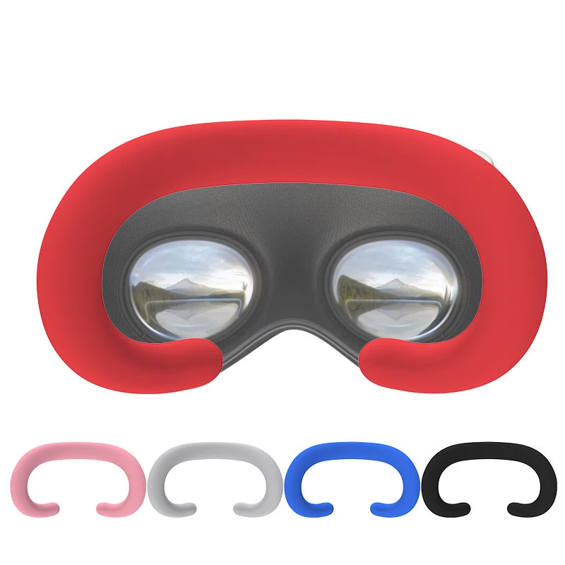 

Suitable for Vision Pro silicone eye mask, sweat and dust resistant, replaceable silicone cover mask VR accessories