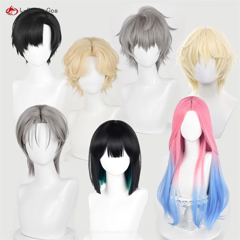 Anime Mizi Sua Luka Ivan Till Cosplay Wig Heat Resistant Synthetic Hair Halloween + Wig Cap