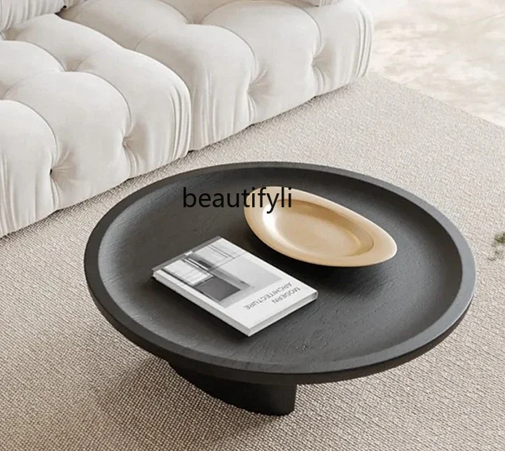 

14 Nordic Style round Art Designer Model round Coffee Table B & B Small Apartment Italian Coffee Table