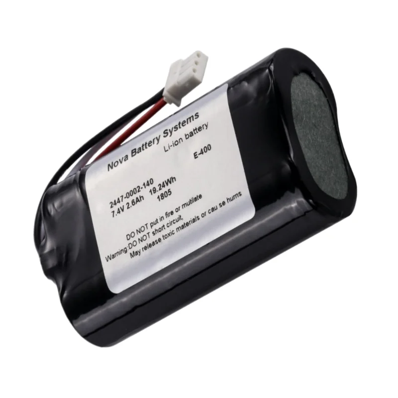 High Quality 2447-0002-140, 56627 502 017 Battery 7.4V 2600mAh for Trilithic 360DSP E-400 Brand New Replacement Battery