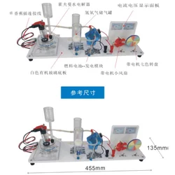 Demonstration of hydrogen fuel cell new energy generation Hydrogen is produced chemically Teaching experimental instrument