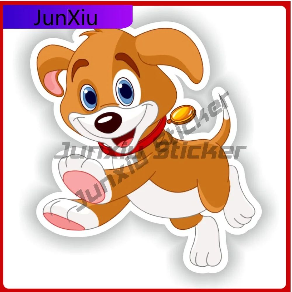 

Cute Dog Sticker Cartoon Animals Graffiti Scratch-proof Vinyl Decals Decorative Suv Motorcycle Camping Car Sticker Accessories
