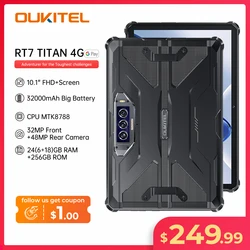 [Światowa premiera] Oukitel RT7 TITAN 4G Tablet z gumowaną obudową 10.1 