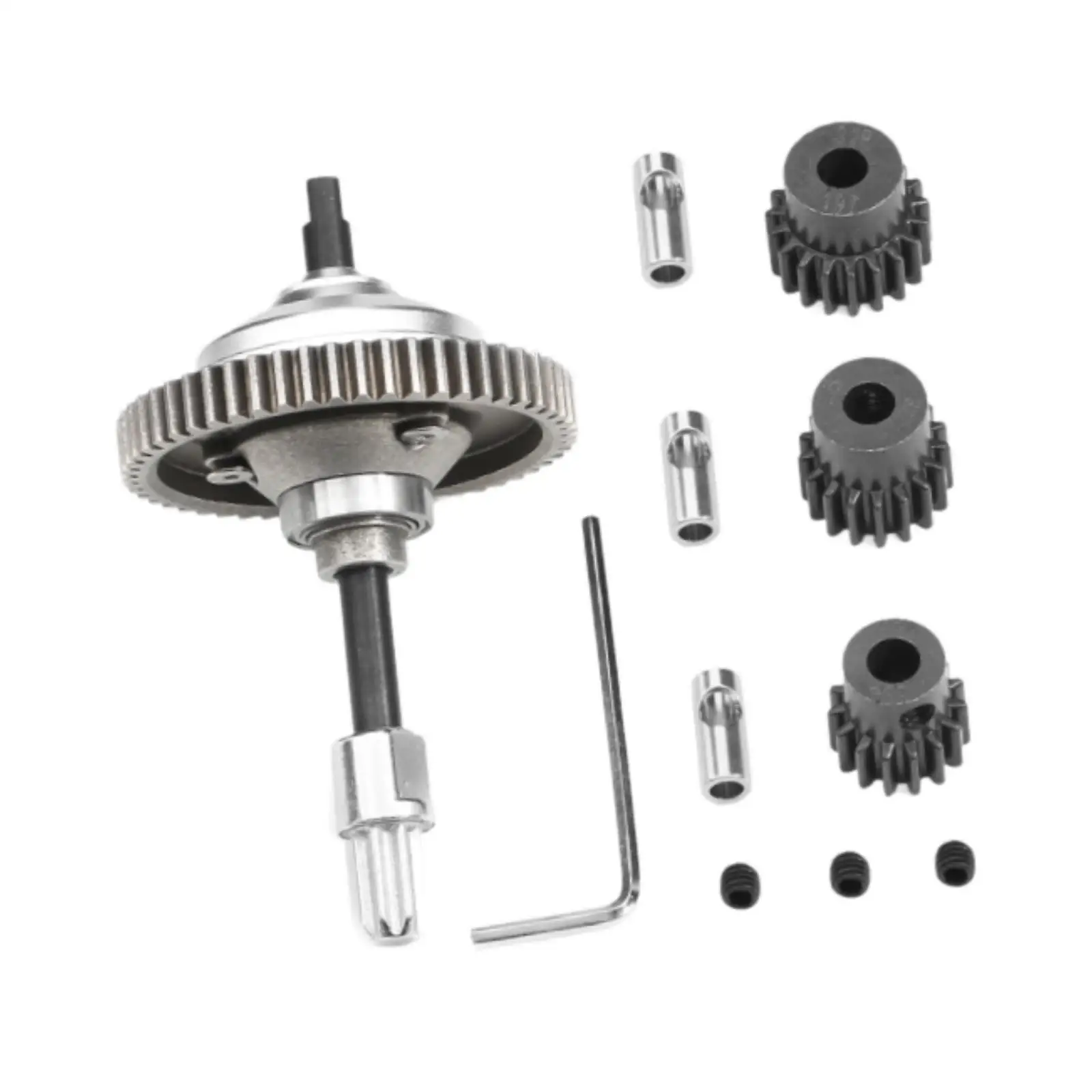 Center Differential Kit RC Car Differential 15T 17T 19T Gear Component for 4x4 Slash 4 x4 Ultimate 1:10 Scale DIY