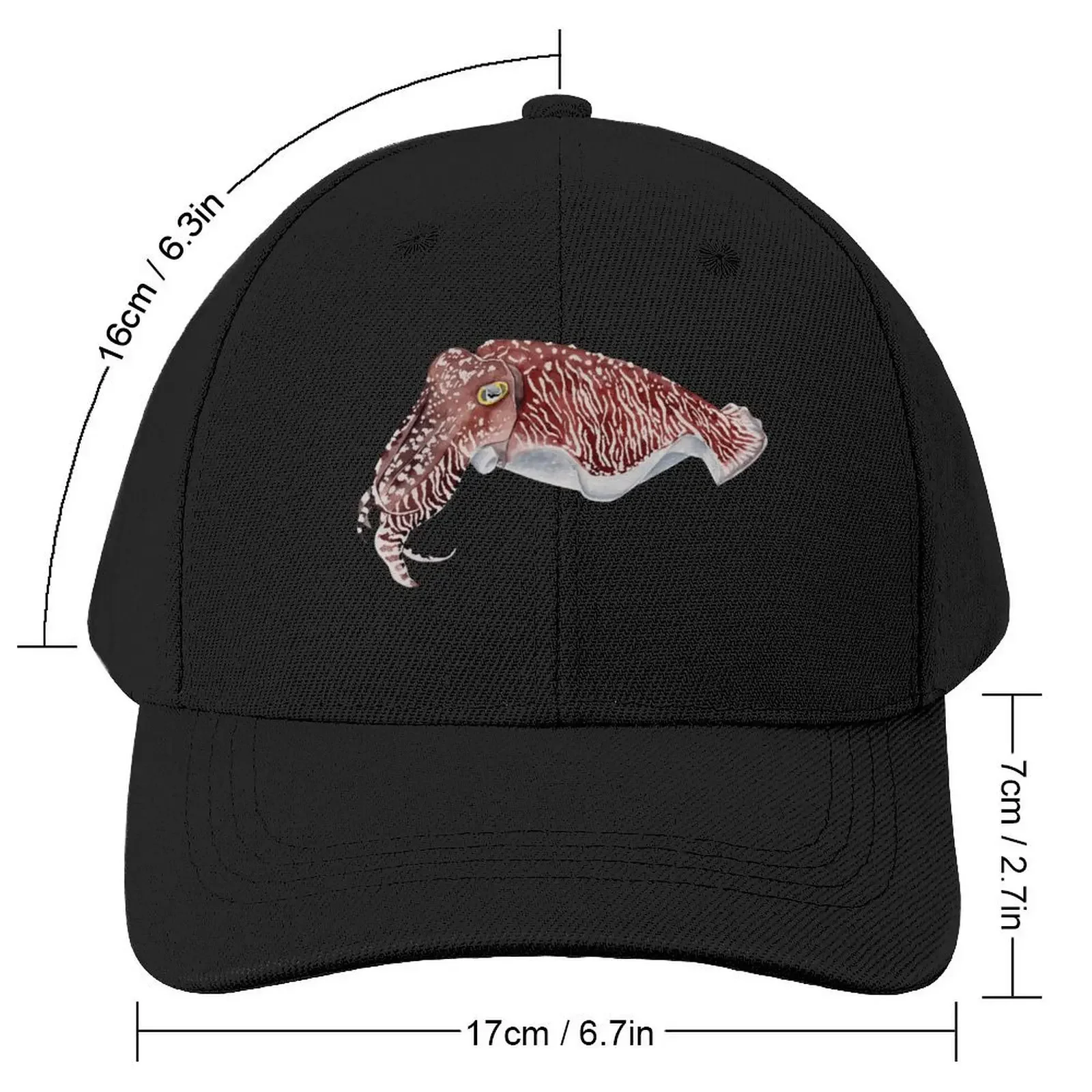 CUTTLEFISH Baseball Cap Trucker Hat |-F-| Hat Man Luxury Luxury Man Hat Mens Tennis Women's