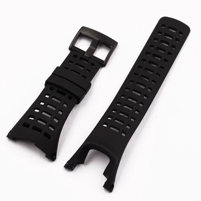 Watch Accessories Rubber Silicone Strap For Suunto Ambit 3 Peak - Ambit 2 Buckle Rubber Watchbands Correa Men\'s Watch Band