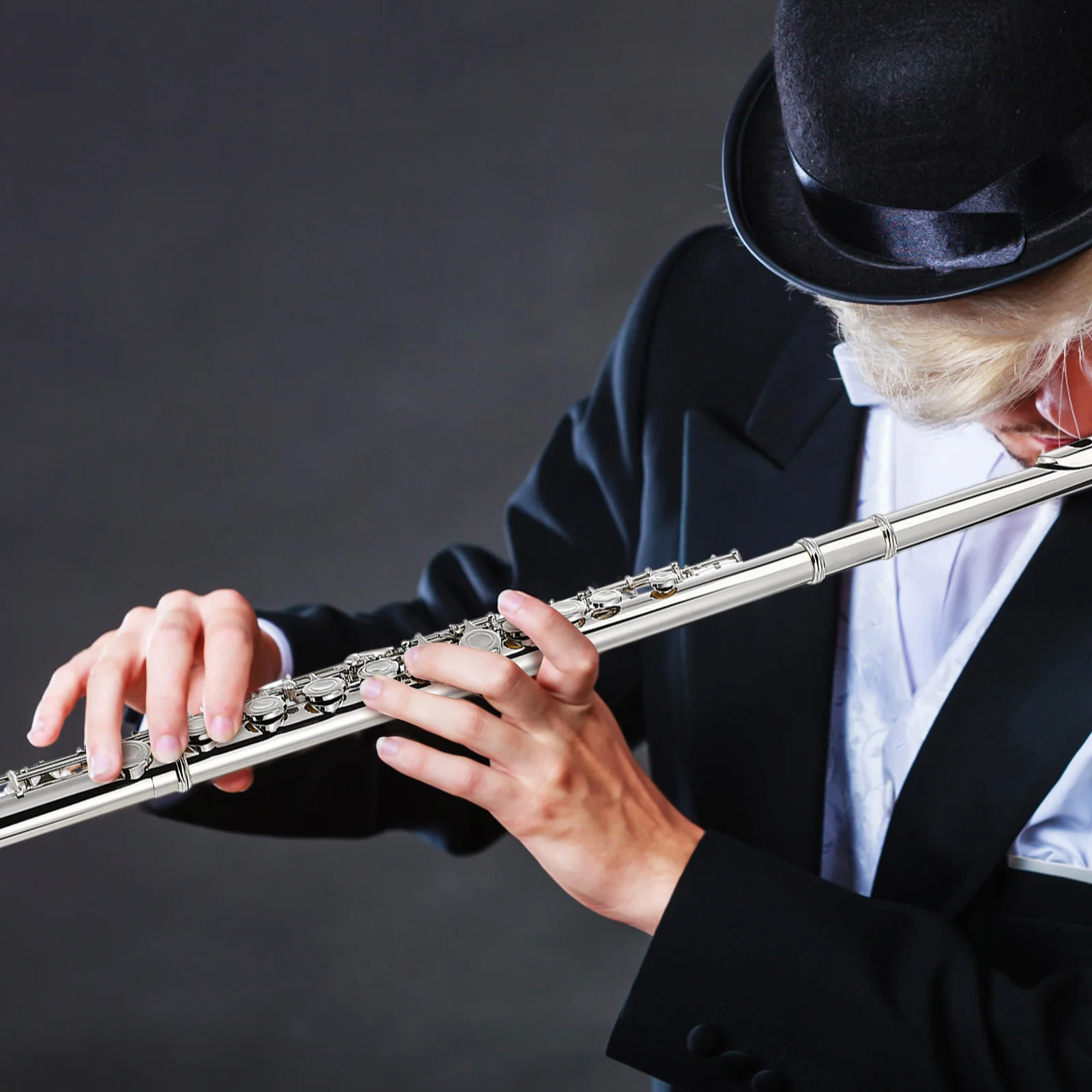 

C Professional Musical Instrument School Band Lightweight Portable Flute For Beginner Durable Smooth Tone Resonant Sound