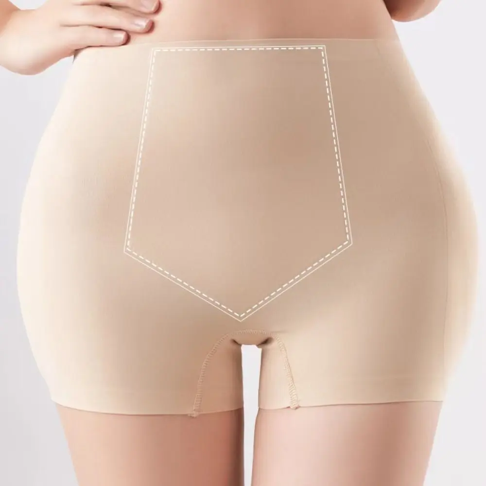 

Seamless Shapewear with Pads High Waist Belly Contracting Tummy Control Underwear Slimming Shapers Underpants
