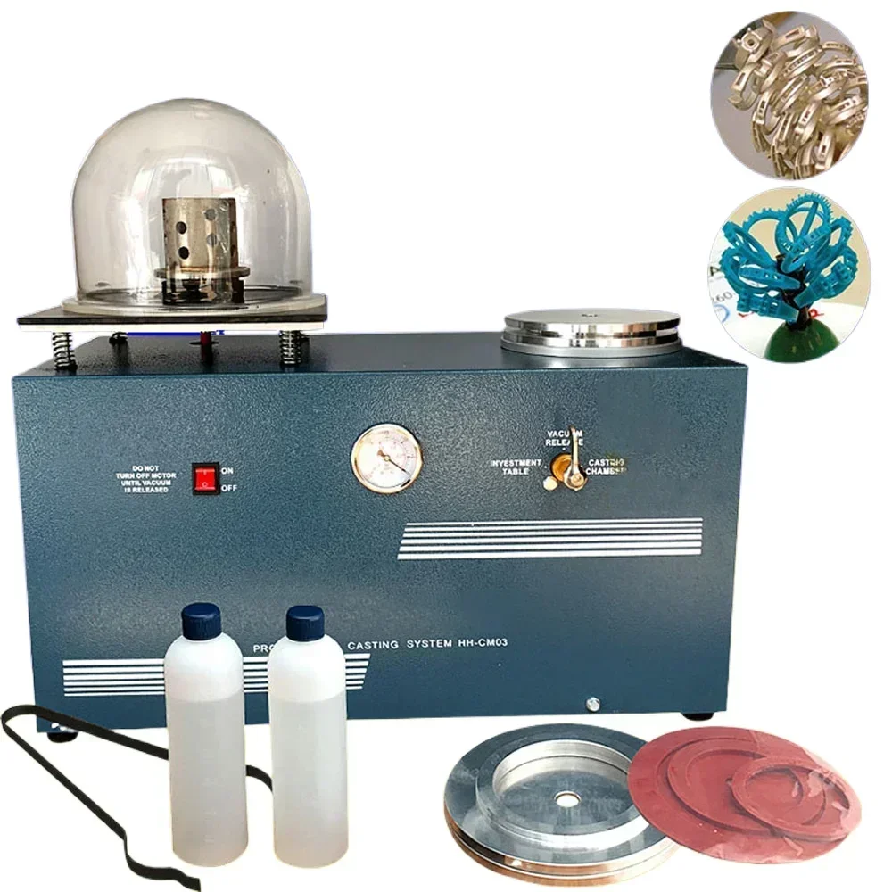 

2L Jewelry Vacuum Casting Machine Vacuum Investing & Casting Machine, Jewelry Lost Wax Cast Combination