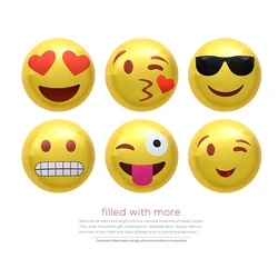 (1Pc) Birthday Party Decoration Photo Props Toy Balloon Korean Ins Small Fresh Cute Expression Cartoon Round Aluminum Film Creative Balloon