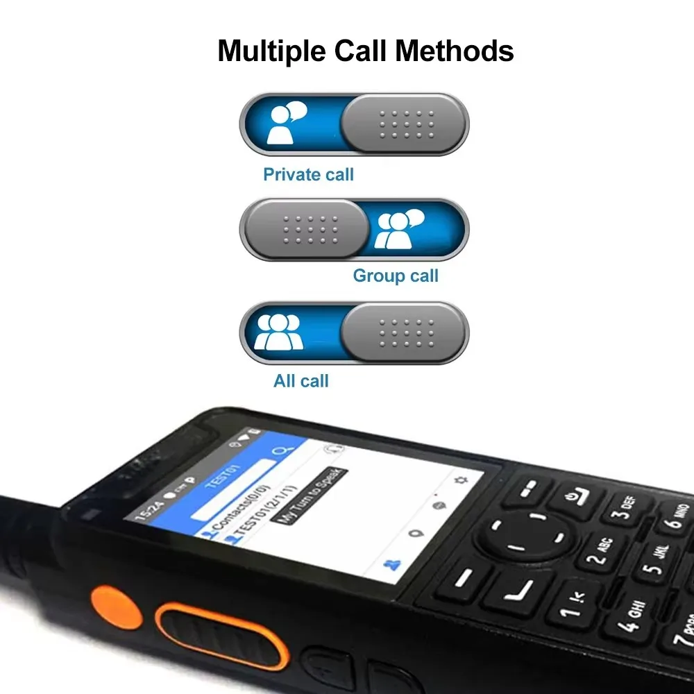 Anysecu T59 Android 9.0 4G Network Radio WIFI GPS Unlock LTE/WCDMA/GSM POC Walkie Talkie Work with Zello REAL-PTT