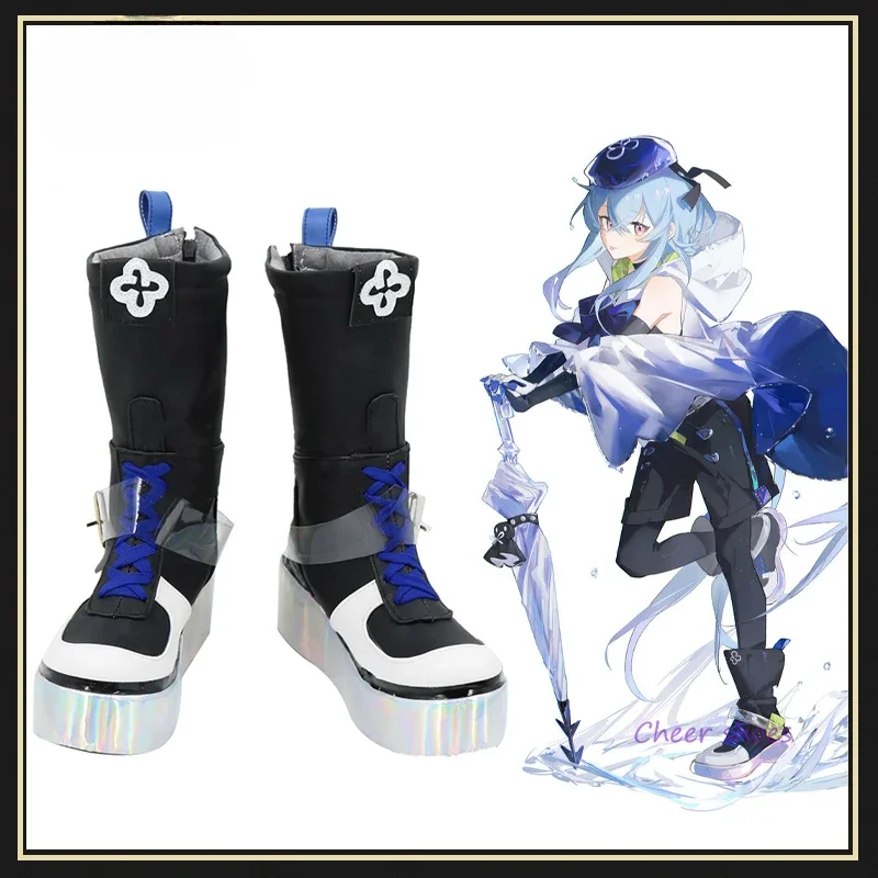 Anime Mizuki Arknights Cosplay Shoes Comic Halloween Carnival Cosplay Costume Prop Cosplay Men Boots Cos