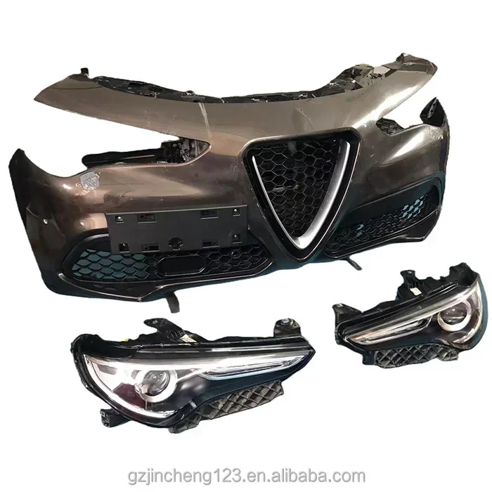 Auto Front Bumper Kit For alfa romeo stelvio accessories Parts Front Bumper Kit