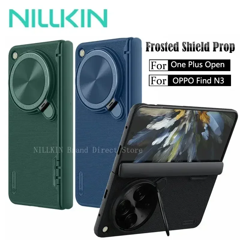 

NILLKIN-Flip Style Phone Case for Oneplus Open/OPPO Find N3 Folding Case, Ultra Thin Hard PC Cover, Lens Protection Holder