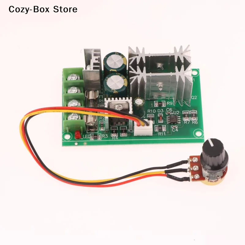 [ZY]1 Set PWM Motor Speed Controller 20A Current Regulator DC10-60V DC Motor Speed Regulator 12V 24V 48V High Power Drive Module