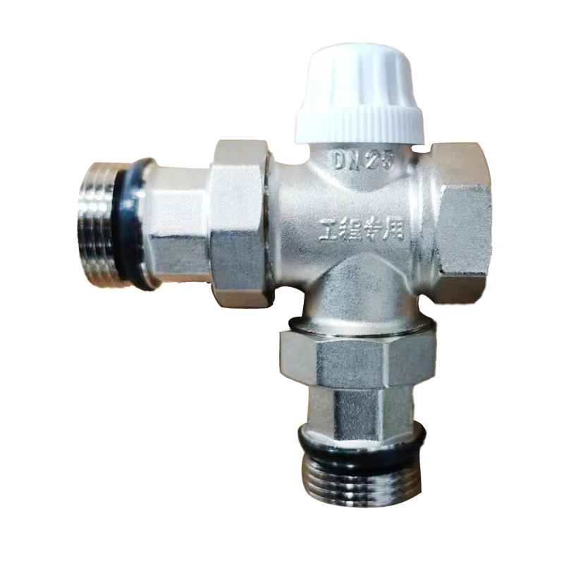 DN25 valve automatic three-way temperature control valve heating radiator regulating valve