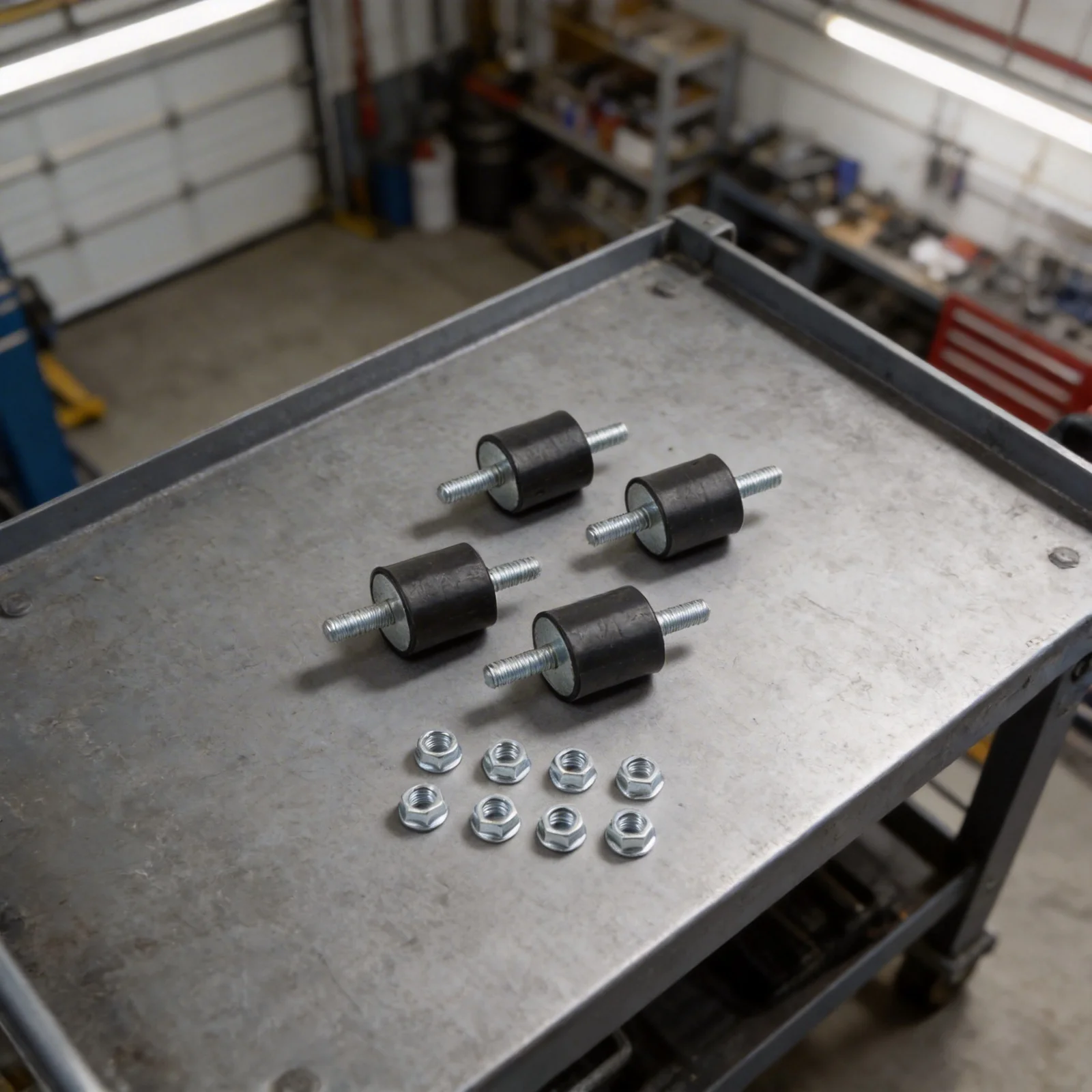 Rubber Buffer Engine Mount Shock Absorber for Effective Vibration Reduction Fits Water Pumps Air Compressors and Diesel Engines