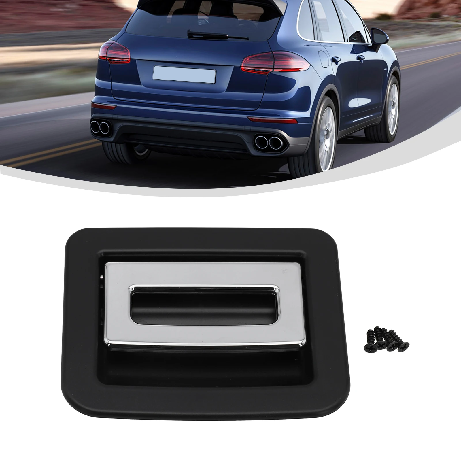 

Крышка ручки пола багажника запасного колеса 958551115004H0 Черная пластиковая задняя крышка ручки багажника пола