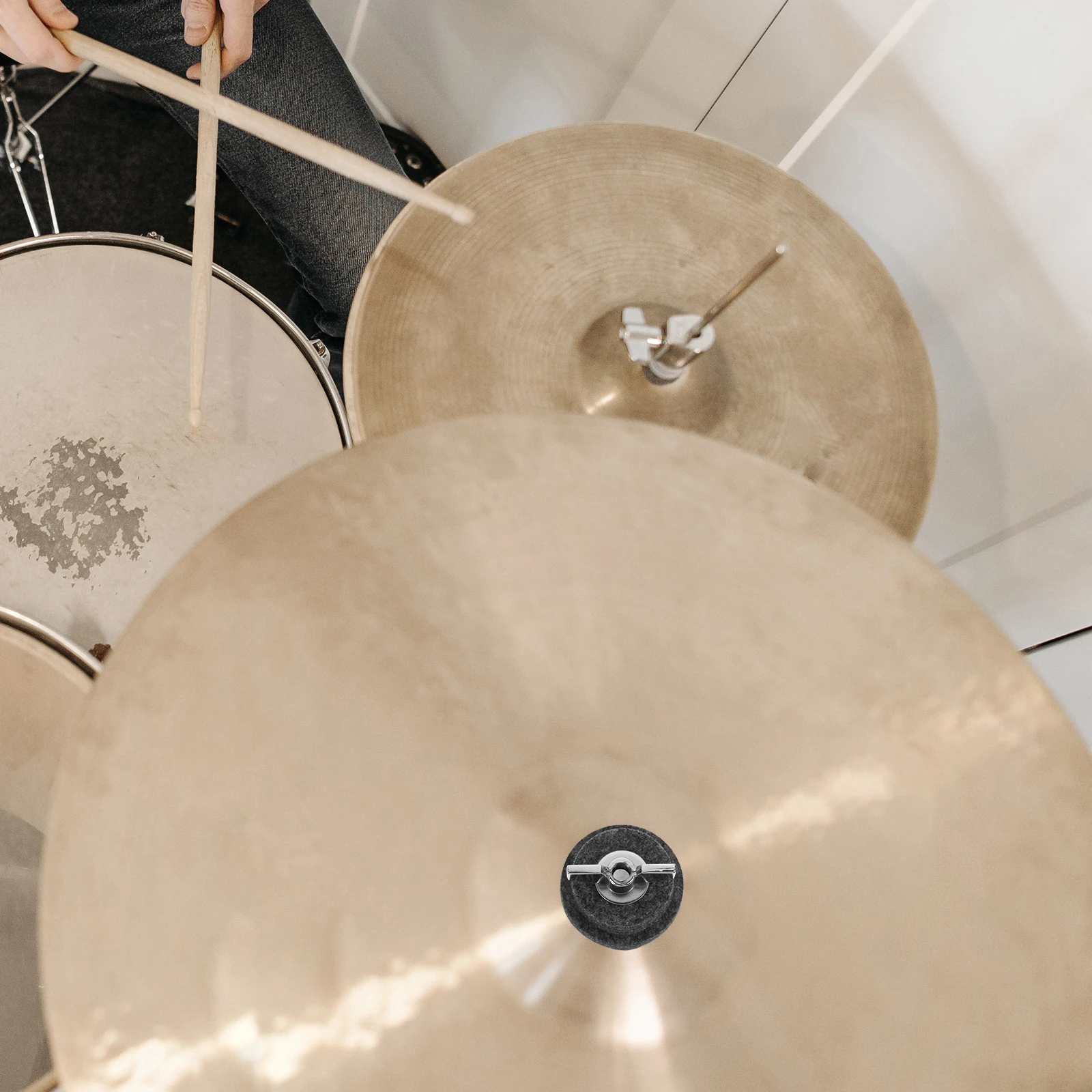 

Felt Pad Cymbal Felts Drum Cymbal Clutch Felt Hi Hat Cup Replacement Accessories Percussion Supplies Sturdy Durable