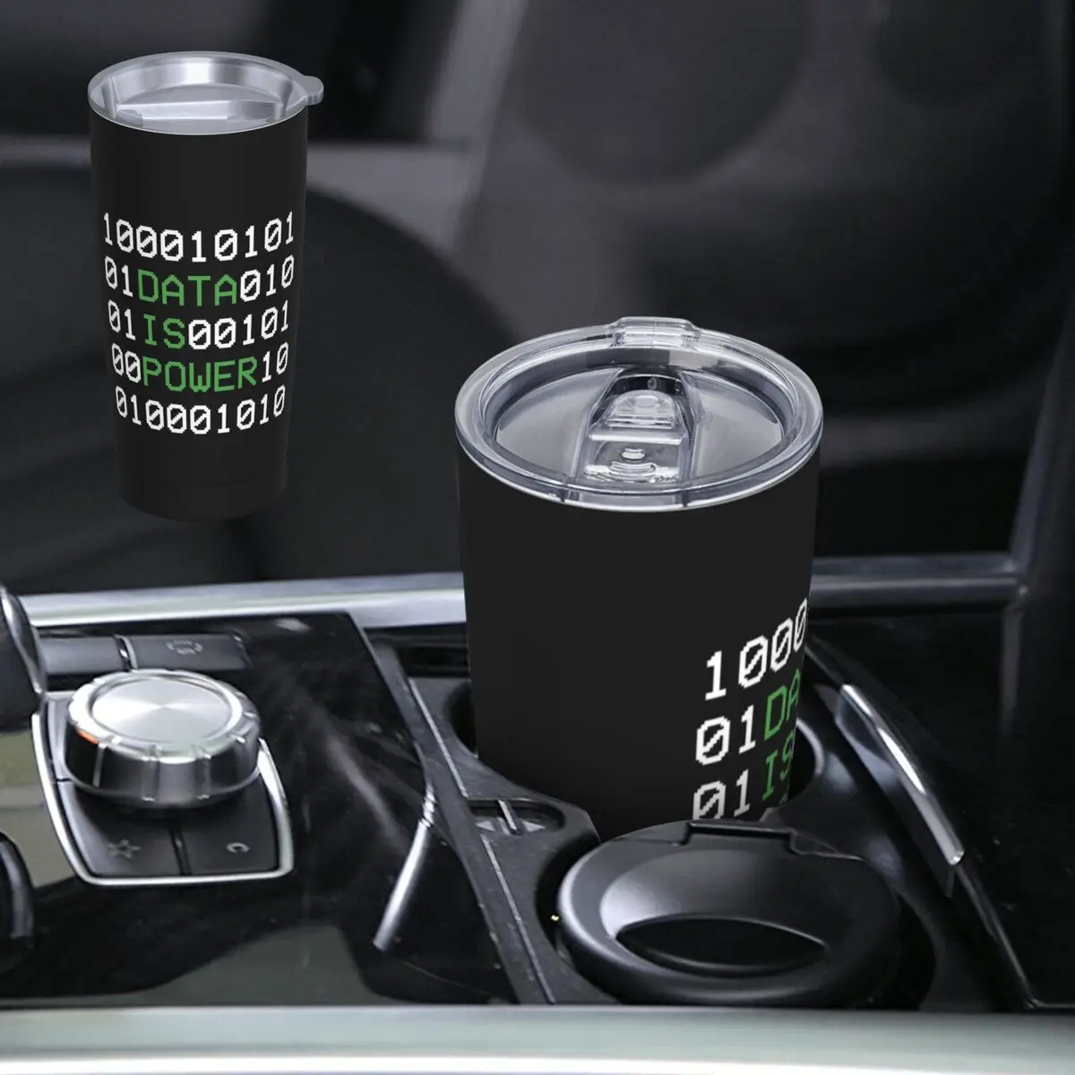 Hacker Code Binary Code Geek Science Computer Stainless Steel Tumbler Vacuum Insulated Mugs Thermal Cold Cup Straw With Lid 20oz