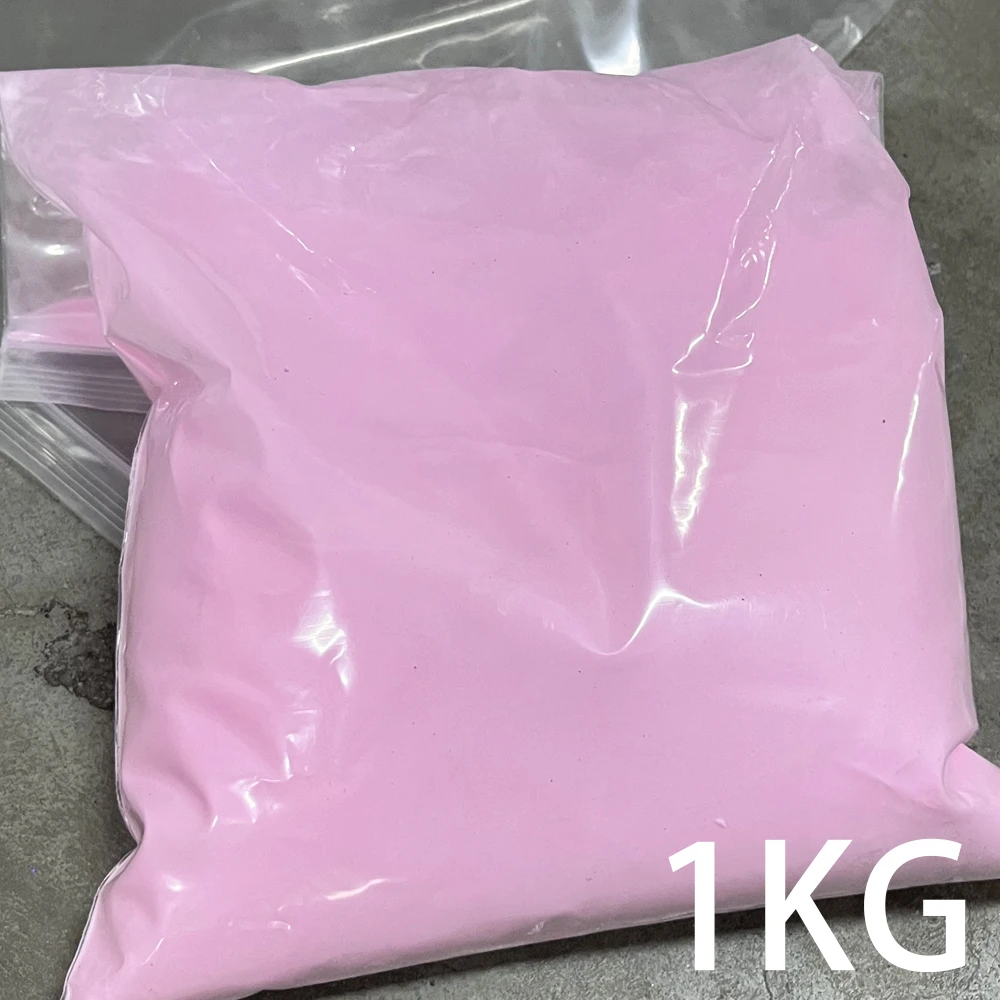 1KG Pink Nail Acrylic Powder Professional 3in1 Extension/construct/Dipping Solid Crystal Powder DIY Pigment For Nail Carving