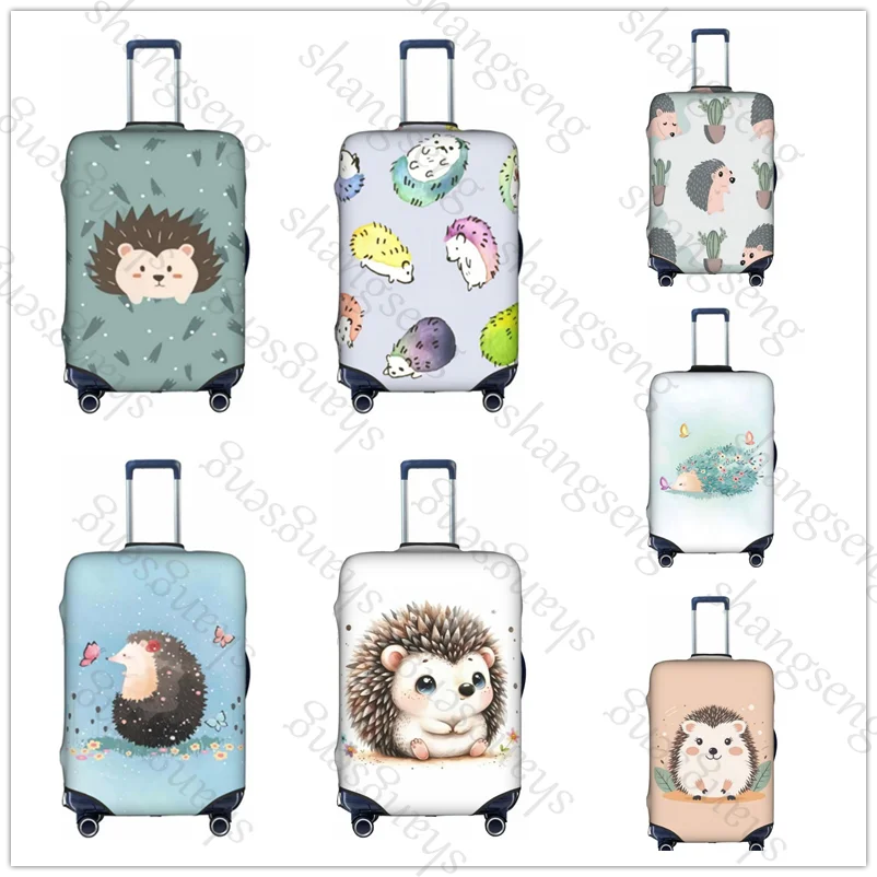 

Толстый эластичный защитный чехол для багажа, костюм на молнии для 18-32 дюймов, сумки, чехлы для чемоданов, дорожные аксессуары, милый ежик