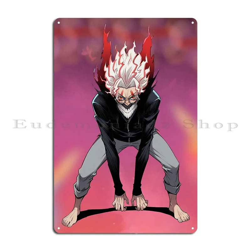 Okarun Transformed Into Turbo Granny Metal Sign Printing Club Bar Wall Custom Wall Decor Party Plates Tin Sign Poster