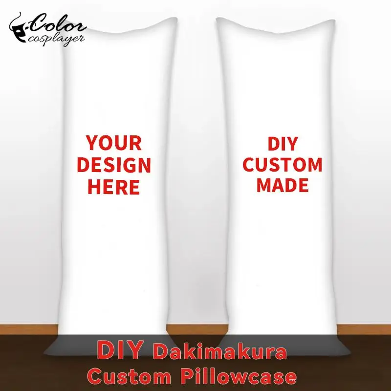Color Cosplayer Diy Dakimakura Double Side Print Hugging Body Pillow Case Anime Cosplay Props Soft Pillow Cover Otaku Gift image 3