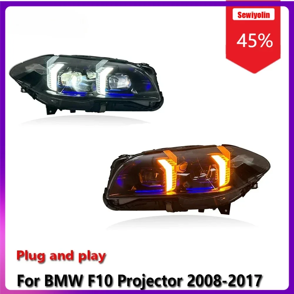 

Sewiyolin Car Accessories led Headlights For BMW F10 Projector 2008-2017 Auto DRL Fog Rear Trailer lamps Turning Signal Voiture