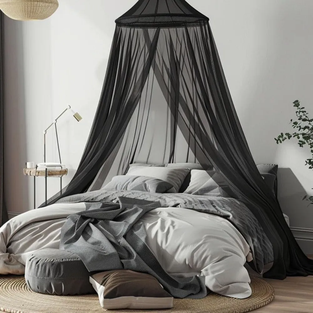 Large Dome Mosquito Net Fly Protection Anti-bug Dome Mosquito Net Reusable Large Space Mosquito Net Bed Camping Trip