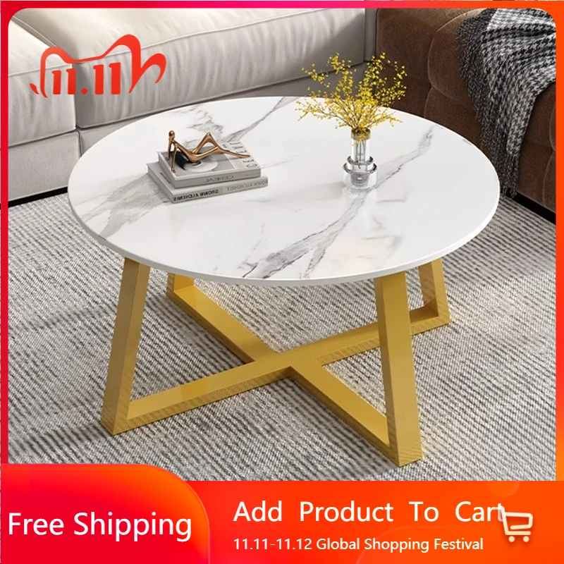 

Round Small Coffee Table Fashion Interior Chinese Style Cute Save Space Relaxing Side Table Modern Kaffee Tische Home Products