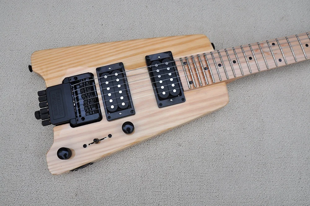 Headless Electric Guitar Custom Made Electric Guitar Stringed Instruments Scalloped Last 4 Frets