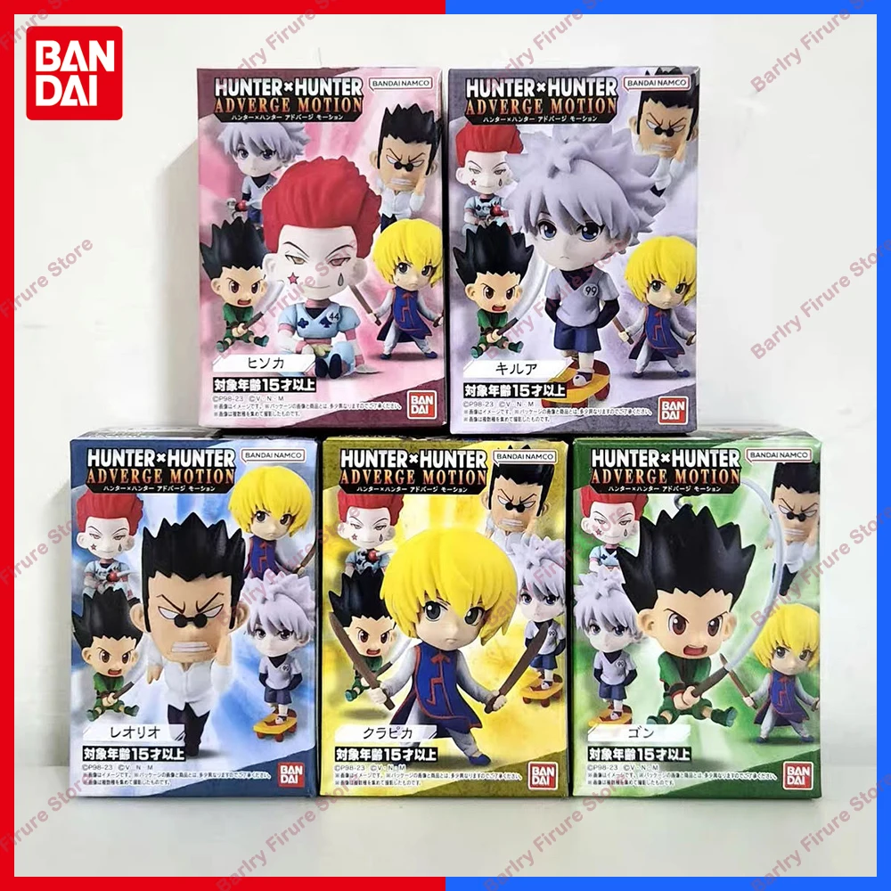 

BANDAI CANDY Hunter x Hunter Anime Killua Zoldyck Gon Freecss EX GASHAPON Original Anime Figure Action Figures Model Collection