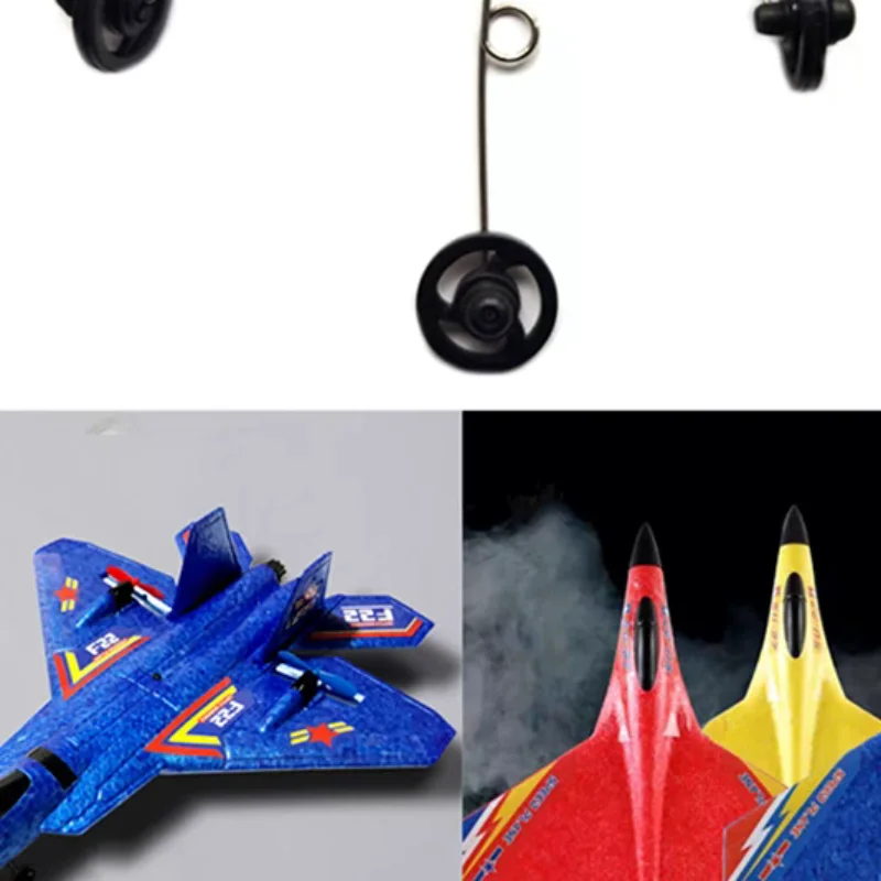 1Set RC Foam Hand Throwing Glider Landing Gear Kit With Wheel Airplane Accessories For Cessna J-11 J-20 SU27 SU57 Z51 F22 SU35