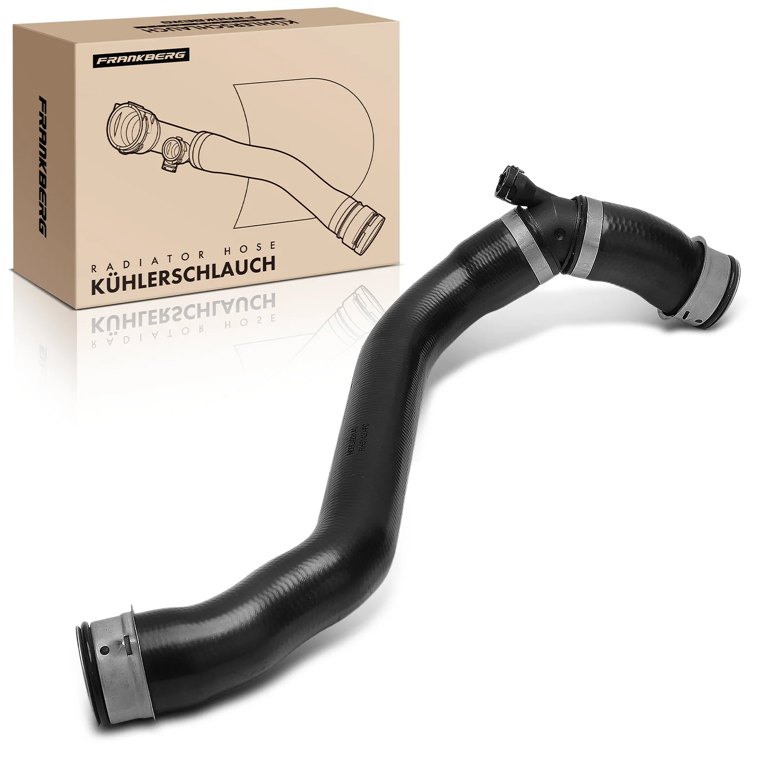 Frankberg 1x Radiatorslang Koelwaterslang voor Mercedes-Benz CLS C219 E-Klasse W211 T-Model S211 3.5L 2115017782 51420