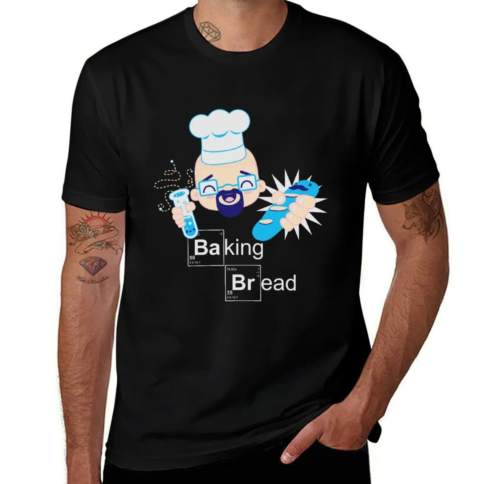 

Baking Bread Kawaii T-Shirt Light Athletic Short Sleeve Tee Shirt