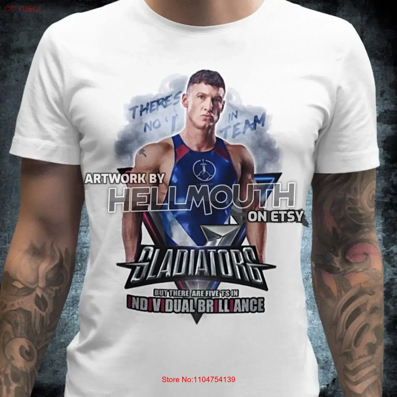 Gladiators Legend T Shirt  all sizes 2024 TV show Matt Morsia art vintage Washed Stylish Unisex Stretched Casual Comfortable
