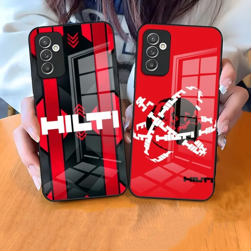 Toolbox Brand Hilti Tools Phone Case For Samsung A34 A52 A14 A21 A71 A20 A31 A12 A51 A40 A32 A72 A30 A54 Tempered Glass Cover