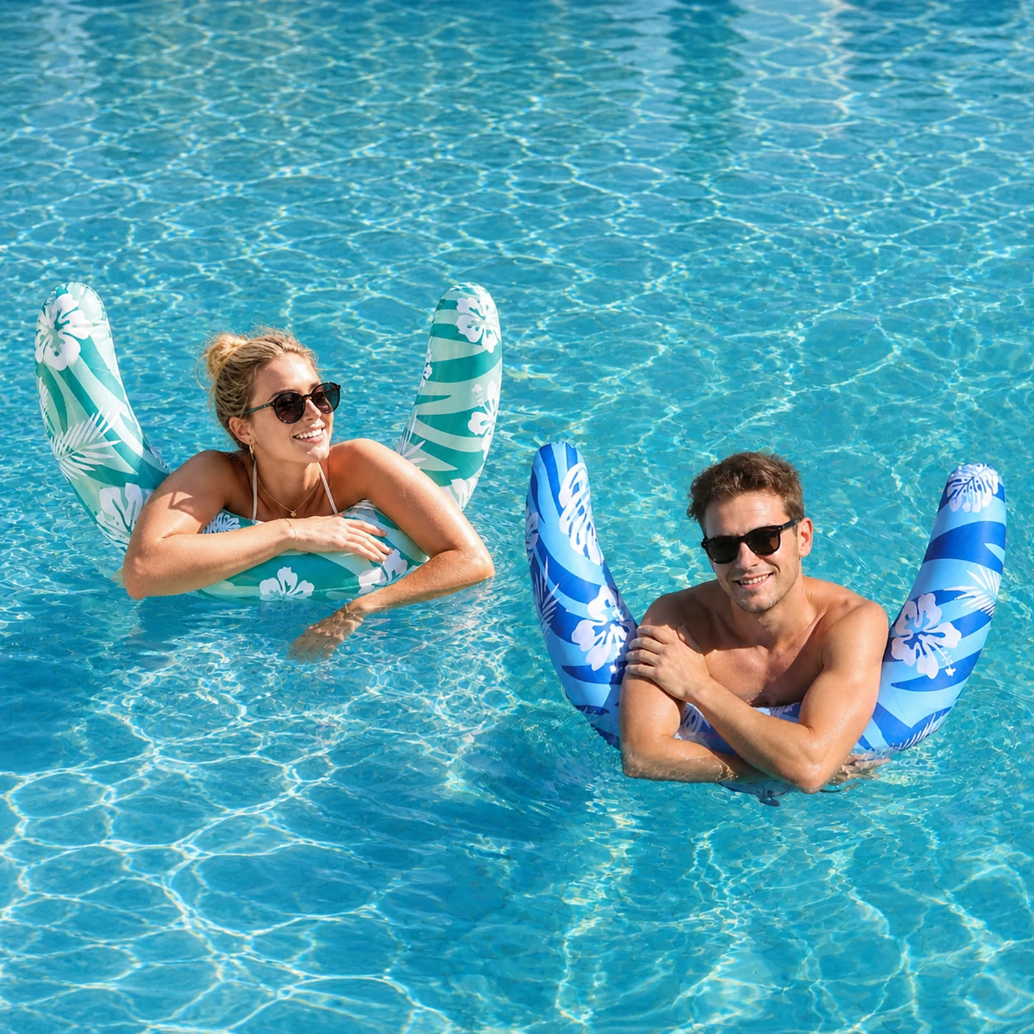 

1PC U Shaped Pool Floats for Adults Inflatable Swimming Noodle Chair Water Lounger Beach Pool Accessory