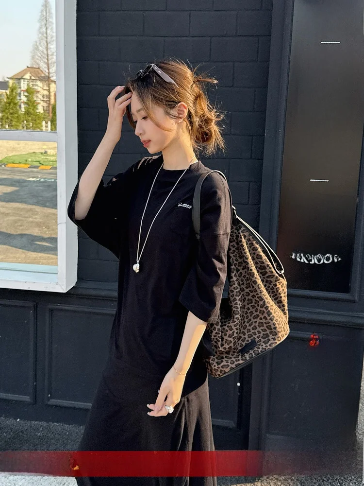 

Футболка Brand ort Sve T-irt, весна-лето, свободный крой, ручная работа, магазин DEARSOCUTE, повседневная, для работы, однотонная, хлопок