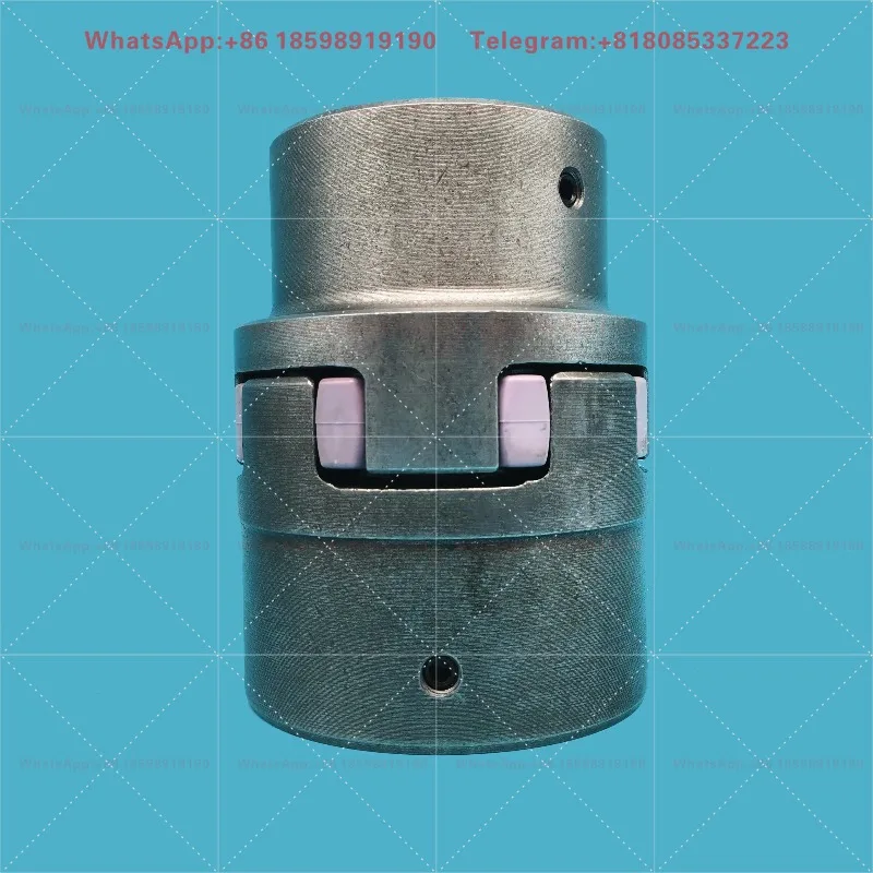 Torsionally Elastic Jaw Shaft Coupling 19-125 Multiple Sizes Shock Absorbing Connect Fitting For Machine Motor Drive System