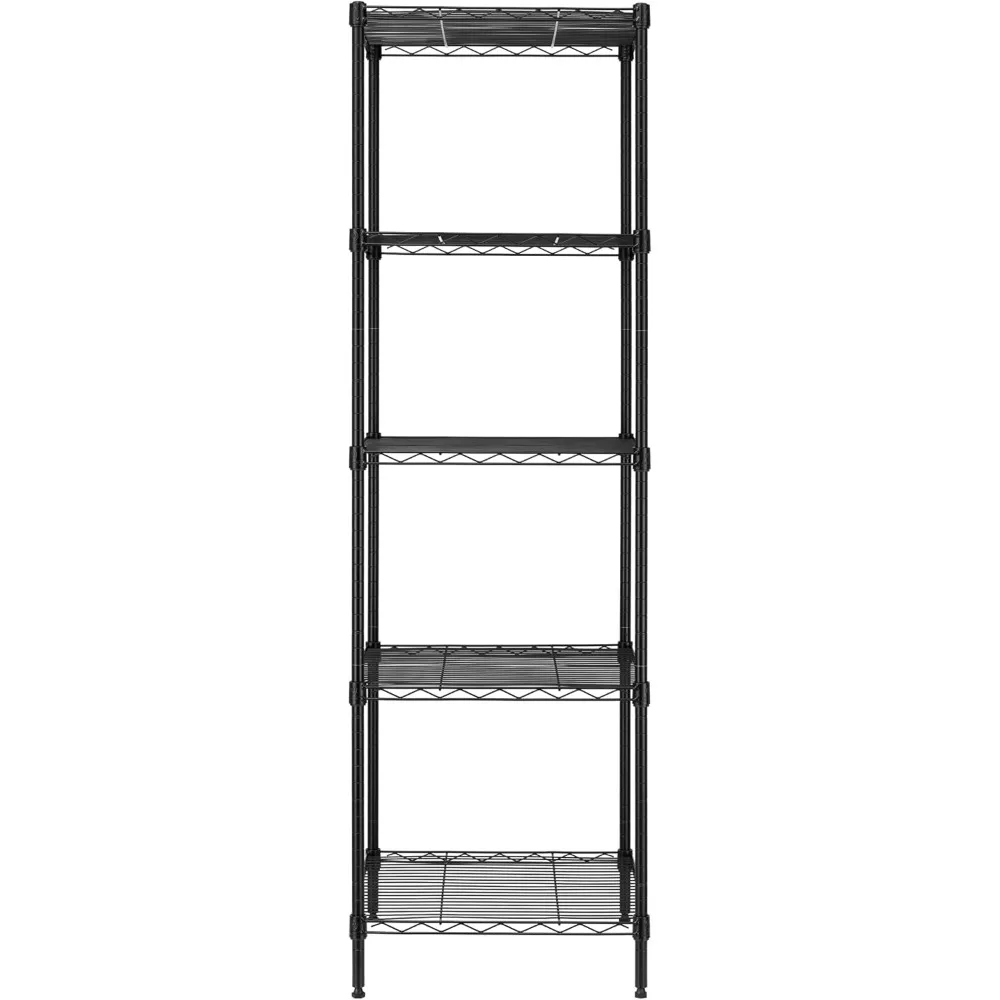 

Storage Rack Duty 5 Tier Wire Shelving Unit, 18x18x59-inches 5 Shelves Storage Rack