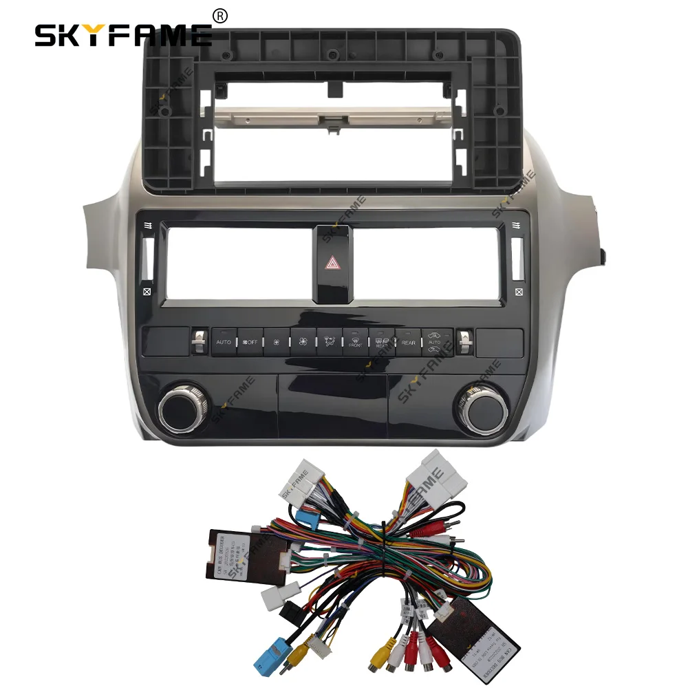 SKYFAME 10/12.3/13.1 Car Frame Fascia Adapter Canbus Box Decoder Android Radio Dash Fitting Panel Kit For Lexus GX GX460 GX400