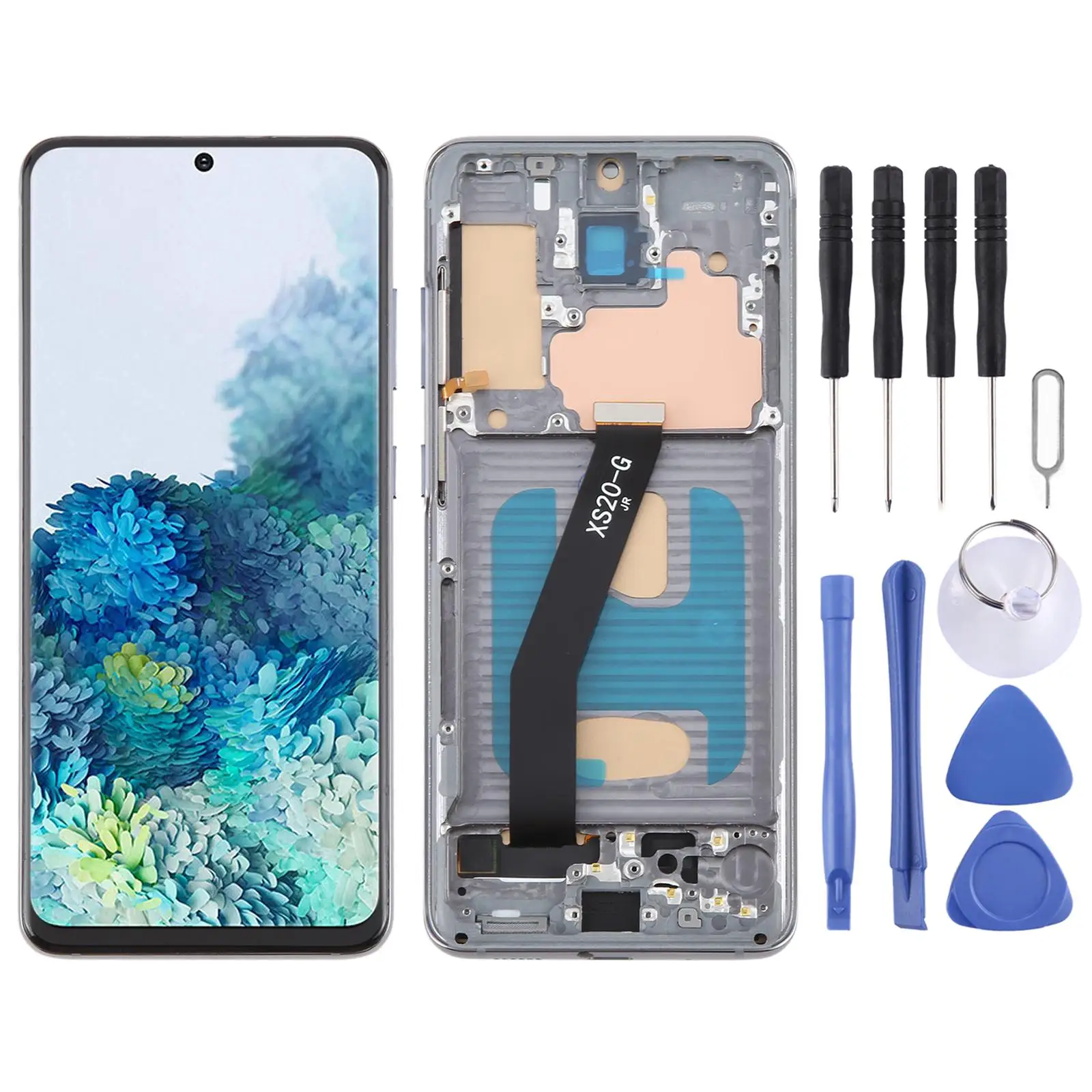 Для Samsung Galaxy S20 5G SM-G981B TFT LCD-экран с дигитайзером в сборе с рамкой, комплект для замены дисплея