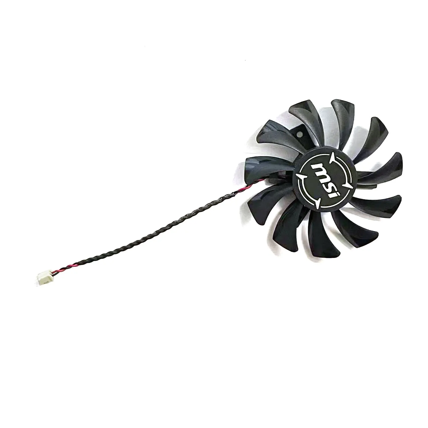 Brand new 75MM 2PIN HA8010H12F-Z suitable for MSI GeForce GTX730 740 750 750ti OC graphics card replacement