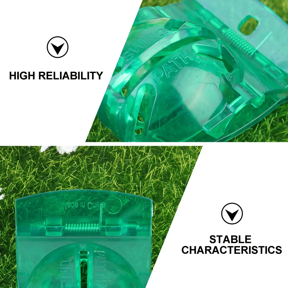 

7pcs /Set Golf Ball Line Liner Tool Lightweight Translucent Design Easy Carry Golf Bag Compact Marking Utility Efficient Putting