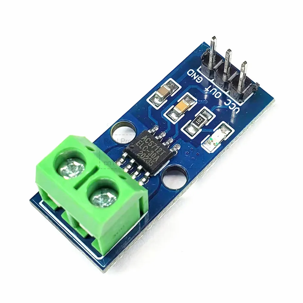 ACS712 Hall Current Sensor Module 5A 20A 30A Current Detection Board Module Hall Sensors 5V
